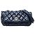 Borsa a tracolla Chanel Matelassé Bubble Quilted Blu navy