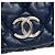 Borsa a tracolla Chanel Matelassé Bubble Quilted Blu navy - vista 9