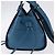 Borsa a mano Mini Hammock in pelle Collaborazione LOEWE Ghibli Navy Gold Auth 192072SM D'oro Blu navy - vista 4