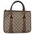 Borsa GUCCI GG Supreme Web Sherry Line PVC Beige Oro 41 02 039 Auth BA14425 D'oro - vista 13