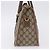 Borsa GUCCI GG Supreme Web Sherry Line PVC Beige Oro 41 02 039 Auth BA14425 D'oro - vista 3