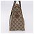 Borsa GUCCI GG Supreme Web Sherry Line PVC Beige Oro 41 02 039 Auth BA14425 D'oro - vista 4