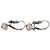 Orecchini CHANEL COCO Mark Pierce Earring metallo Silver CC Auth 189767A Argento - vista 15