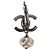 Orecchini CHANEL COCO Mark Pierce Earring metallo Silver CC Auth 189767A Argento - vista 3