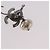 Orecchini CHANEL COCO Mark Pierce Earring metallo Silver CC Auth 189767A Argento - vista 7