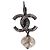 Orecchini CHANEL COCO Mark Pierce Earring metallo Silver CC Auth 189767A Argento - vista 8