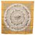 Hermès HERMES Carré 90 Sciarpa "LA PROMENADE DE LONGCHAMPS" Seta Gialla Auth fm5398M Giallo - vista 12