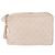 CHANEL Matelasse Shoulder Bag Lamb Skin White Gold CC Auth BA14472 Bianco D'oro - vista 13