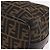 FENDI Zucca Canvas Vanity Hand Bag Brown Gold Auth 191739 Golden - view 14