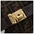 FENDI Zucca Canvas Vanity Hand Bag Brown Gold Auth 191739 Golden - view 17