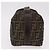 FENDI Zucca Canvas Vanity Hand Bag Brown Gold Auth 191739 Golden - view 3