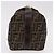 FENDI Zucca Canvas Vanity Hand Bag Brown Gold Auth 191739 Golden - view 4