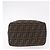 FENDI Zucca Canvas Vanity Hand Bag Brown Gold Auth 191739 Golden - view 5
