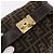 FENDI Zucca Canvas Vanity Hand Bag Brown Gold Auth 191739 Golden - view 7