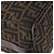 FENDI Zucca Canvas Vanity Hand Bag Brown Gold Auth 191739 Golden - view 9