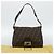 FENDI Zucca Canvas Mamma Baguette Shoulder Bag Marrone Nero Autentico BA14486V - vista 12