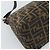 FENDI Zucca Canvas Mamma Baguette Shoulder Bag Marrone Nero Autentico BA14486V - vista 16