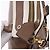 Chloé Borsa Chloe in Pelle 2way Marrone Oro Auth BA14477A D'oro - vista 10