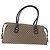 Céline Borsa Boston CELINE in tela Macadam Beige con finiture dorate Auth 192830A - vista 2