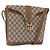 Borsa a tracolla GUCCI GG Supreme Web Sherry Line PVC Beige Oro Auth 191908 D'oro