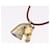 Hermès Collana HERMES Shuval in pelle marrone Auth bs36204  - vista 8