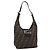 Borsa a Spalla FENDI Mamma Baguette in Tela Zucca Marrone Oro Auth 192273 D'oro
