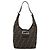 Borsa a Spalla FENDI Mamma Baguette in Tela Zucca Marrone Oro Auth 192273 D'oro - vista 13