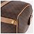 Céline Borsa Boston CELINE in tela Macadam PVC Pelle Marrone Oro Auth bs36061V D'oro - vista 14