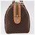 Céline Borsa Boston CELINE in tela Macadam PVC Pelle Marrone Oro Auth bs36061V D'oro - vista 4