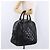 Borsa Miu Miu in pelle blu navy e argento Auth BA14365A - vista 25