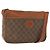 Borsa a Spalla GUCCI GG Canvas Beige Oro Auth ep15115 D'oro