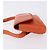LOEWE Anagram Waist bag Leather Orange Gold Auth bs36195A Dorado Naranja - vista 4