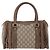 Borsa GUCCI GG Plus Supreme in PVC Beige Oro Auth gh2146 D'oro - vista 2