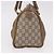 Borsa GUCCI GG Plus Supreme in PVC Beige Oro Auth gh2146 D'oro - vista 3