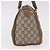Borsa GUCCI GG Plus Supreme in PVC Beige Oro Auth gh2146 D'oro - vista 4