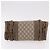 Borsa GUCCI GG Plus Supreme in PVC Beige Oro Auth gh2146 D'oro - vista 5