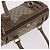 Borsa GUCCI GG Plus Supreme in PVC Beige Oro Auth gh2146 D'oro - vista 6