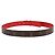 LOUIS VUITTON Monogram Ceinture LV Initials Gürtel Rot LV Auth SW2645M - Ansicht 2