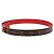 LOUIS VUITTON Monogram Ceinture LV Initials Gürtel Rot LV Auth SW2645M - Ansicht 3
