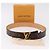 LOUIS VUITTON Cintura Monogram Ceinture LV Initials LV Auth SW2646M Monogramma - vista 12