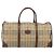 Borsa Boston Burberrys Nova Check PVC Beige Oro Auth 188601 D'oro - vista 13