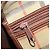 Borsa Boston Burberrys Nova Check PVC Beige Oro Auth 188601 D'oro - vista 21