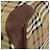 Borsa Boston Burberrys Nova Check PVC Beige Oro Auth 188601 D'oro - vista 9