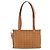 Bolsa Tote MCM Vicetos Logogram em PVC e couro marrom com detalhes dourados Auth BA14482A - vista 2