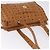 Bolsa Tote MCM Vicetos Logogram em PVC e couro marrom com detalhes dourados Auth BA14482A - vista 6