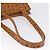 Bolsa Tote MCM Vicetos Logogram em PVC e couro marrom com detalhes dourados Auth BA14482A - vista 7