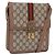 Borsa a Spalla GUCCI GG Supreme Web Sherry Line PVC Beige Oro Auth bs36095 D'oro