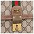 Borsa a Spalla GUCCI GG Supreme Web Sherry Line PVC Beige Oro Auth bs36095 D'oro - vista 17