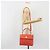 Céline Borsa CELINE in pelle 2way Rosso Oro Auth 192995 D'oro - vista 28