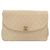 CHANEL Matelasse Chain Shoulder Bag Lamb Skin Beige Gold CC Auth bs36200 D'oro - vista 13